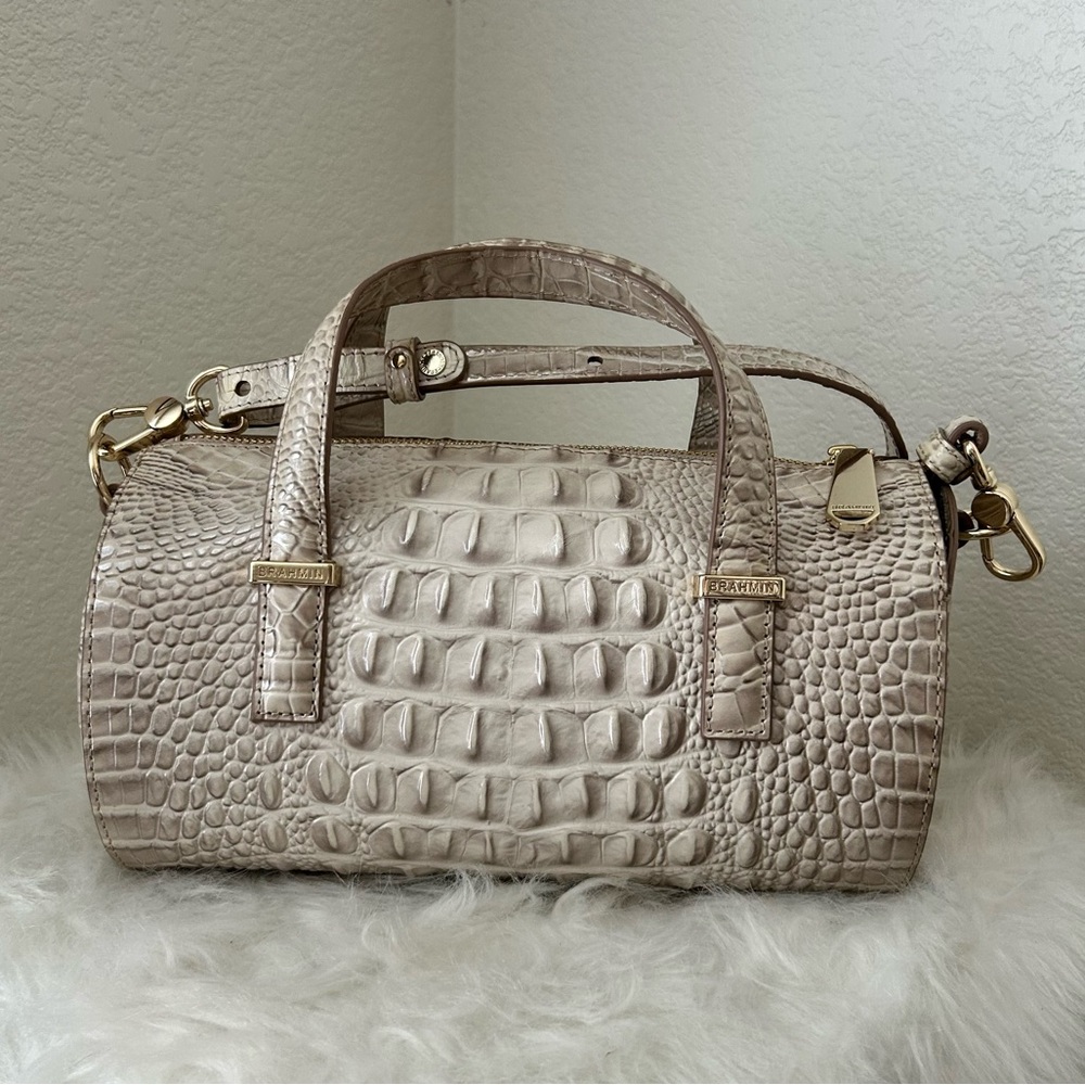 Brahmin Claire Embossed Handbag
